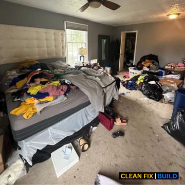 Bedroom Before Cleaning